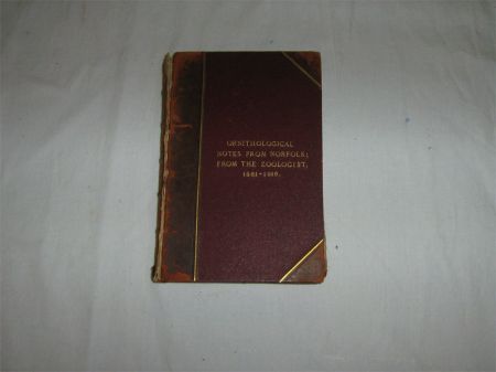 Appraisal: J H GURNEY ORNITHOLOGICAL NOTES - REPORT - various reprint