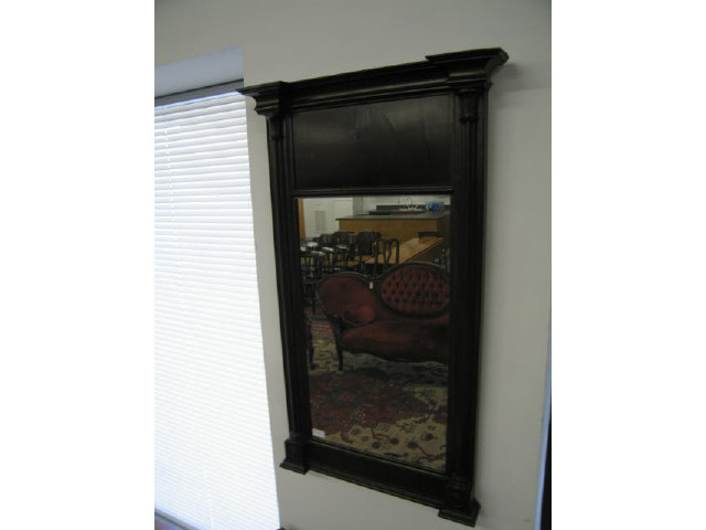 Appraisal: Mahogany Mirror column decor