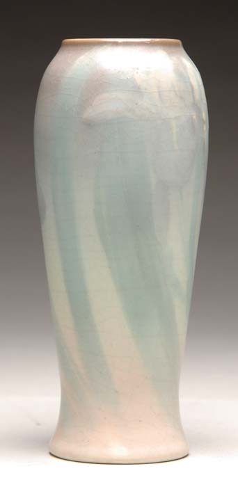 Appraisal: ROOKWOOD VASE Lovely Rookwood vase is decorated with delicate iris