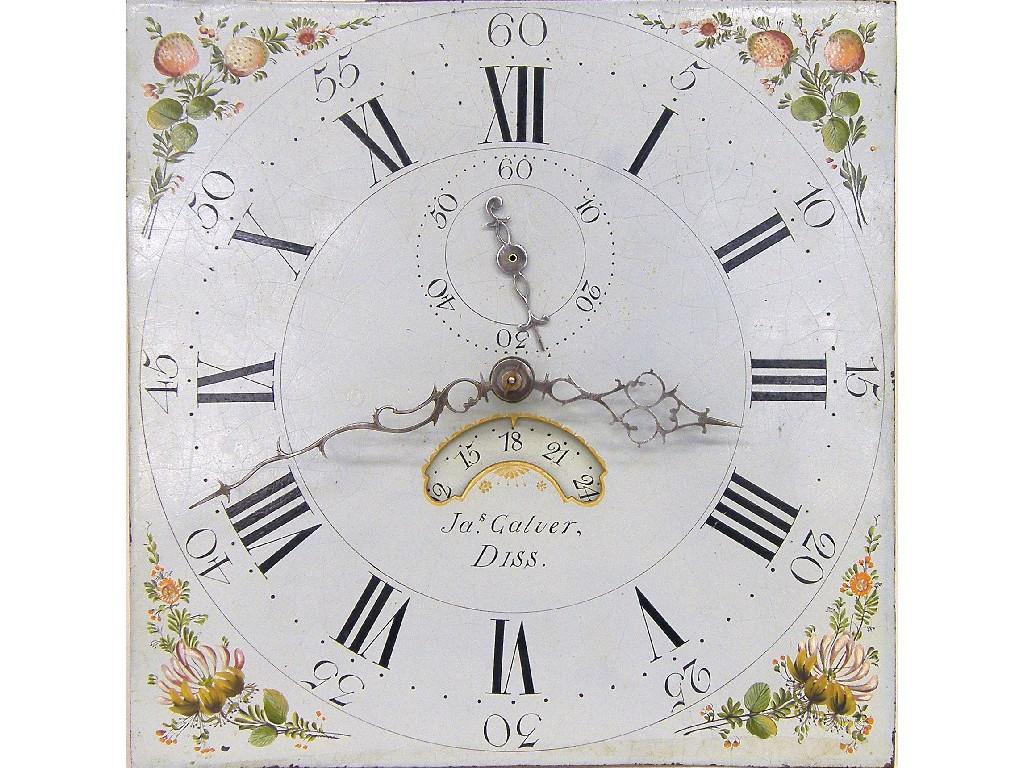 Appraisal: Single fusee wall dial clock signed Joyce Whitchurch within a