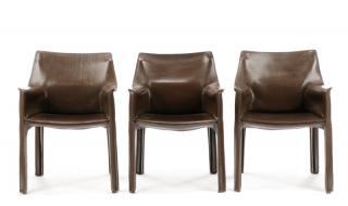 Appraisal: Set Mario Bellini for Cassina Cab Chairs Mario Bellini Italian