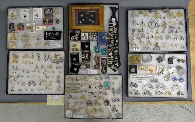 Appraisal: Lot of approximately pieces of bicycle related costume jewelry Good