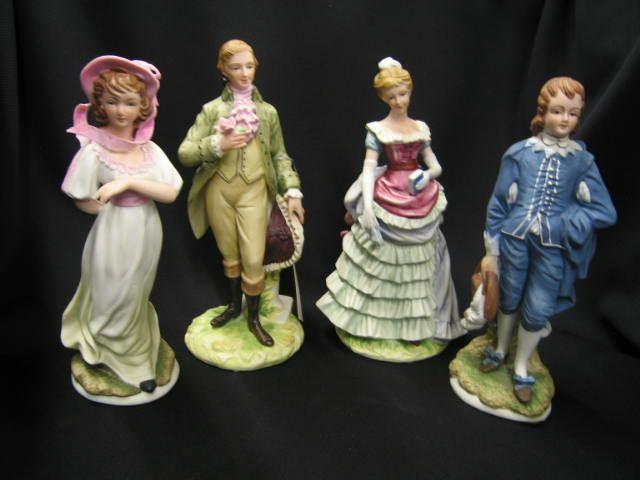 Appraisal: Lefton China Figurines in Colonial Attire