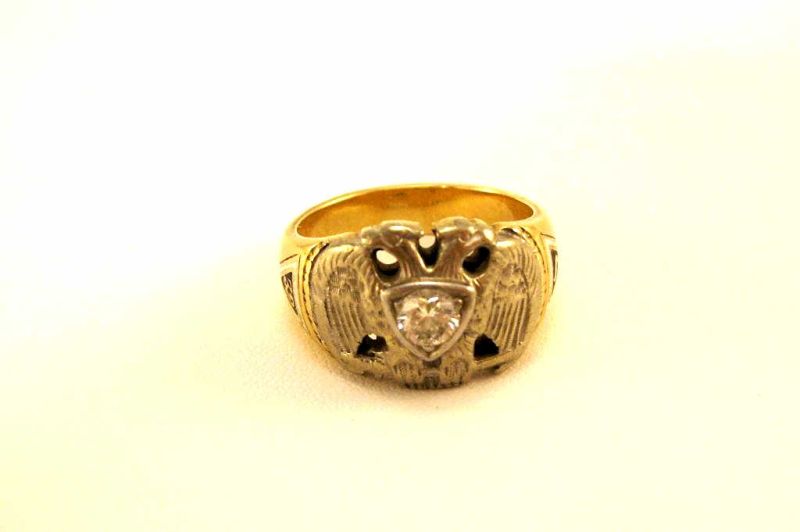 Appraisal: kt Ring degree Mason ring with white VS cts diamond