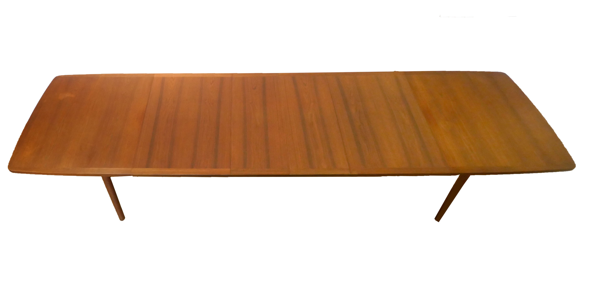 Appraisal: HENRIK WORTS MID-CENTURY MODERN TEAK DINING TABLE Large Teak Danish