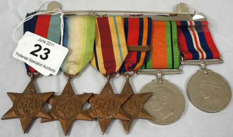 Appraisal: A Group of Second World War Medals comprising of Star