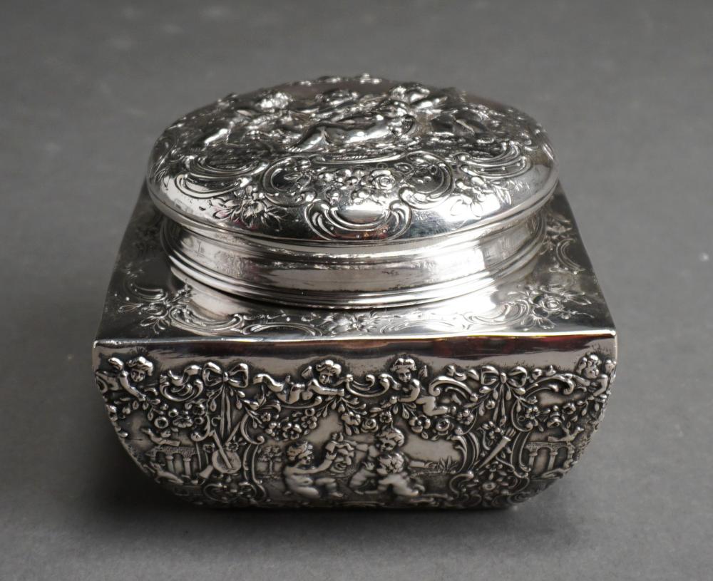 Appraisal: Storck Sinsheimer Hanau Silver Dresser Box ozt