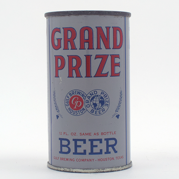 Appraisal: Grand Prize Beer Opening Instruction Flat Top GRAY - Reference