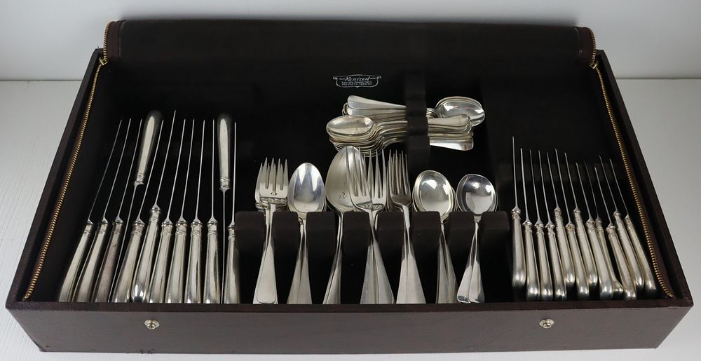 Appraisal: SILVER Israel Freeman Son Ltd English Silver Flatware Service Israel