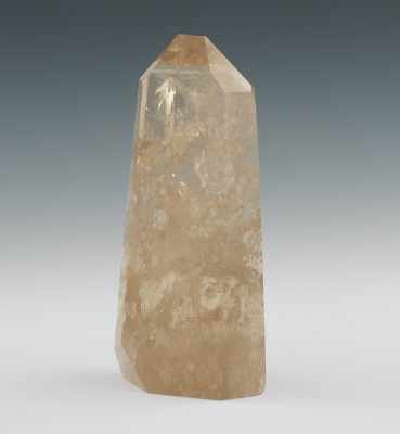 Appraisal: A Large Cut Quartz Crystal Specimen Stunning piece with clear