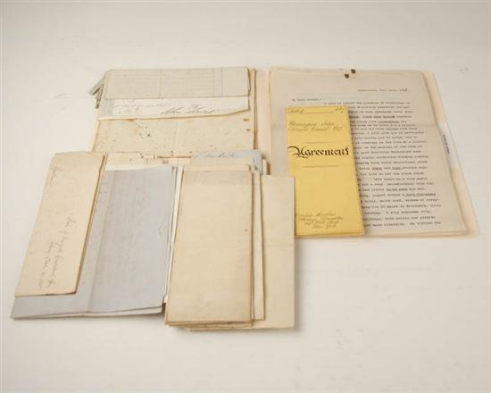 Appraisal: Assorted Early Documents some related to the Pierson family that