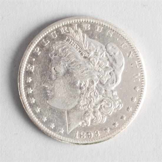 Appraisal: United States Morgan silver dollar CC AU- Estimate - Coin