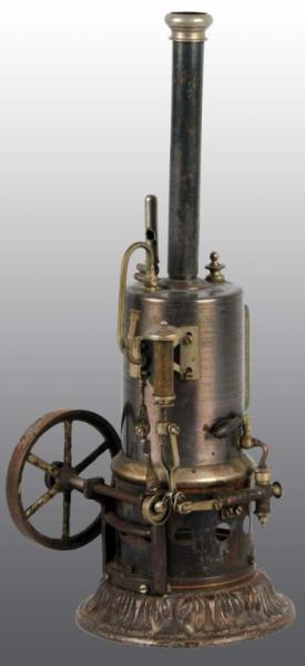 Appraisal: Schoenner Upright Engine with Feed Water Pump Description The smoke