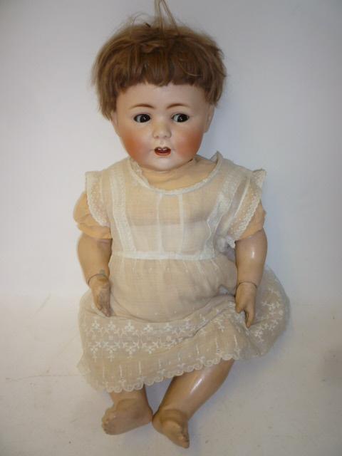 Appraisal: A Cuno Otto Dressel Jutta bisque head character girl doll