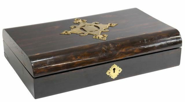 Appraisal: English Victorian coromandel box Edwards Jones Regent Street West late