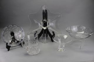 Appraisal: Pieces of Glass Steuben Val St Lambert Pieces of Glass