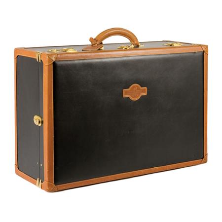 Appraisal: Monte Carlo Yacht Club Leather Suitcase Estimate -