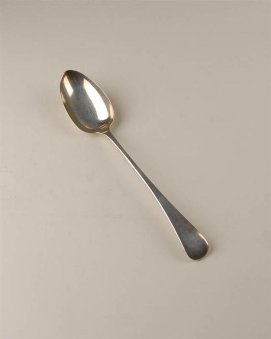 Appraisal: A th C English Sterling Stuffing Spoon having a London