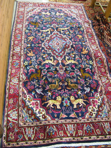 Appraisal: PERSIAN TRIBAL AREA RUG Hamadan villages region Hamadan province northwestern