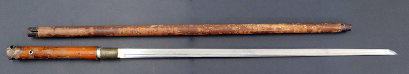 Appraisal: Japanese Shikomizue Cane Sword A Japanese shikomizue cane sword This