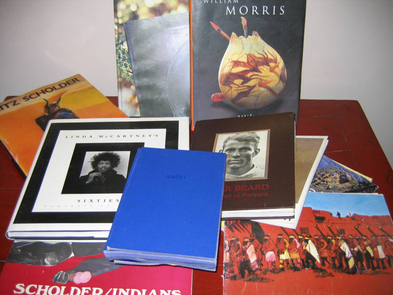 Appraisal: COLLECTION ART-RELATED BOOKS twelve volumes including works on Fritz Scholder