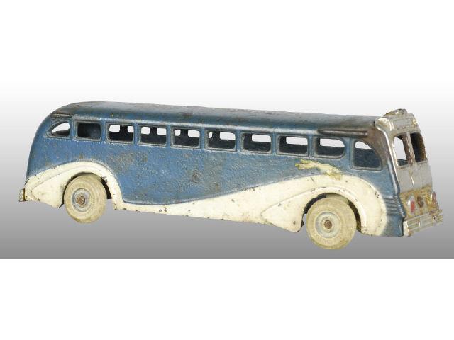 Appraisal: Lot of Cast Iron Arcade Greyhound Lines Busses Description Dark