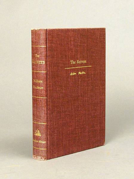 Appraisal: FAULKNER WILLIAM The Reivers New York Random House Original burgundy