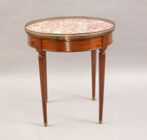 Appraisal: Early Mid th Century French Style Bouillotte Table French style