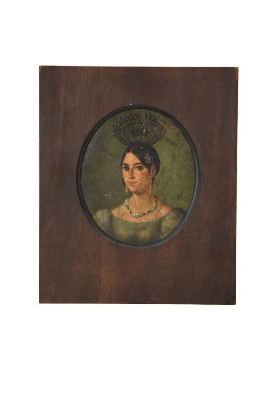 Appraisal: PORTRAIT OF A WOMAN EUROPEAN SCHOOL ND HALF- TH CENTURY