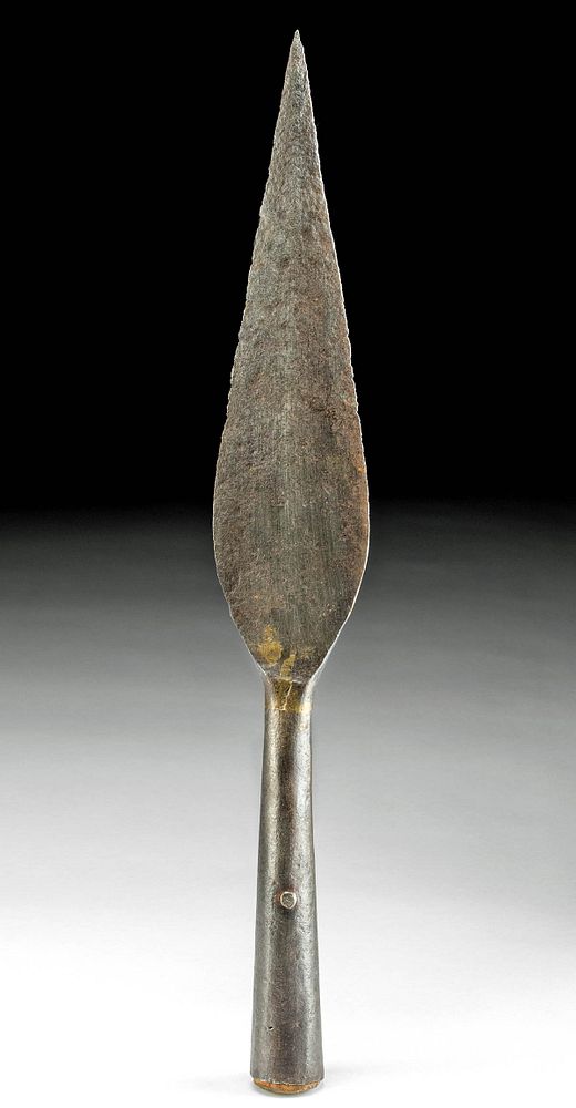 Appraisal: Medieval European Iron Spearhead Originally Listed At Western Europe probably