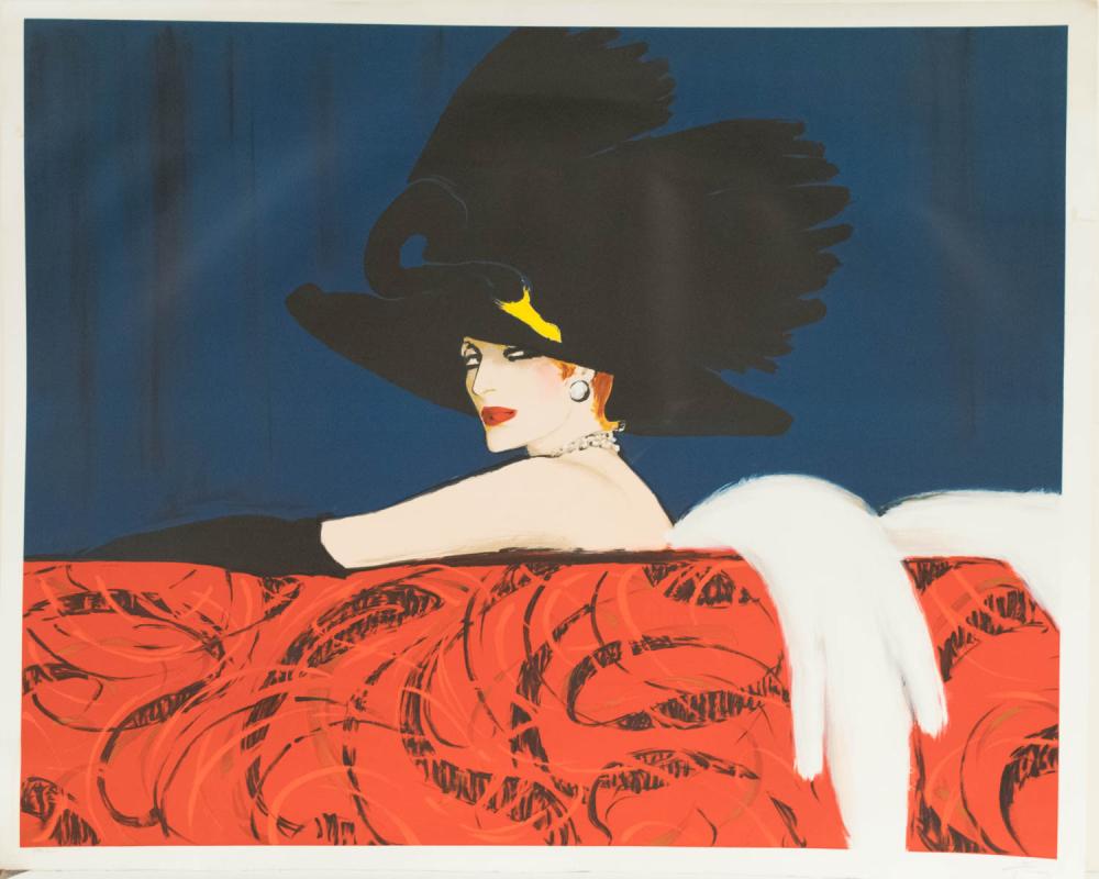 Appraisal: RENE GRUAU New York Italy France - lithograph Le Secret