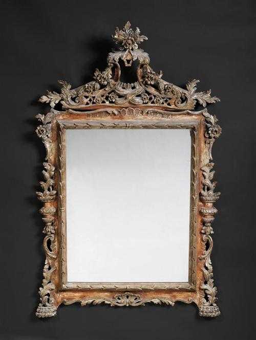 Appraisal: PIERCED AND CARVED MIRROR Late Baroque Venice th th century