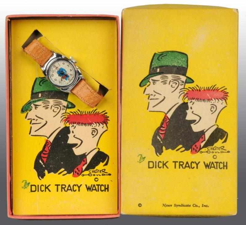 Appraisal: Chester Gould Dick Tracy Watch Description Includes original box with