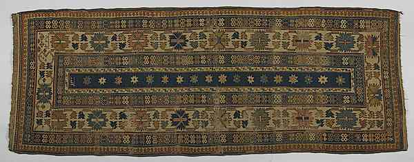 Appraisal: Caucasian Rug Caucasian rug x in