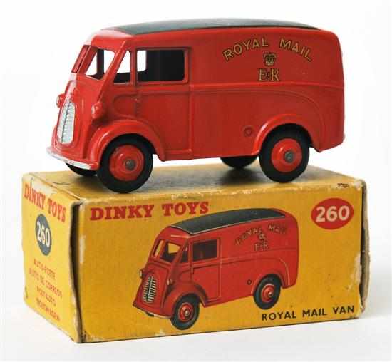 Appraisal: Dinky Royal Mail Van red body and ridged hubs black