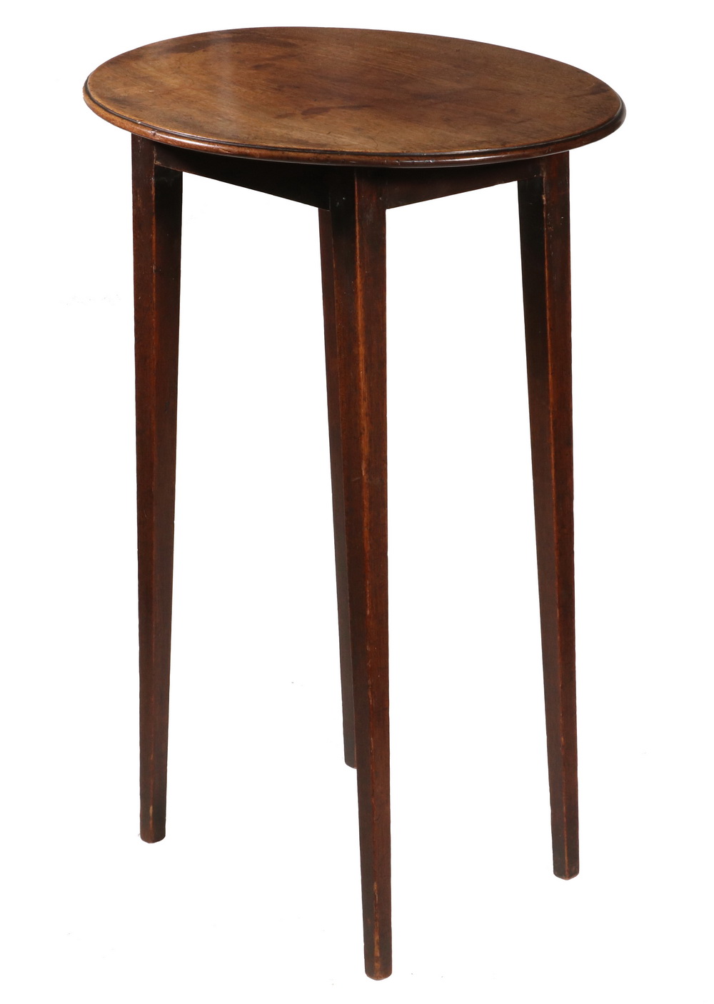 Appraisal: HEPPLEWHITE OVAL SIDE TABLE th c English Oval Mahogany Side