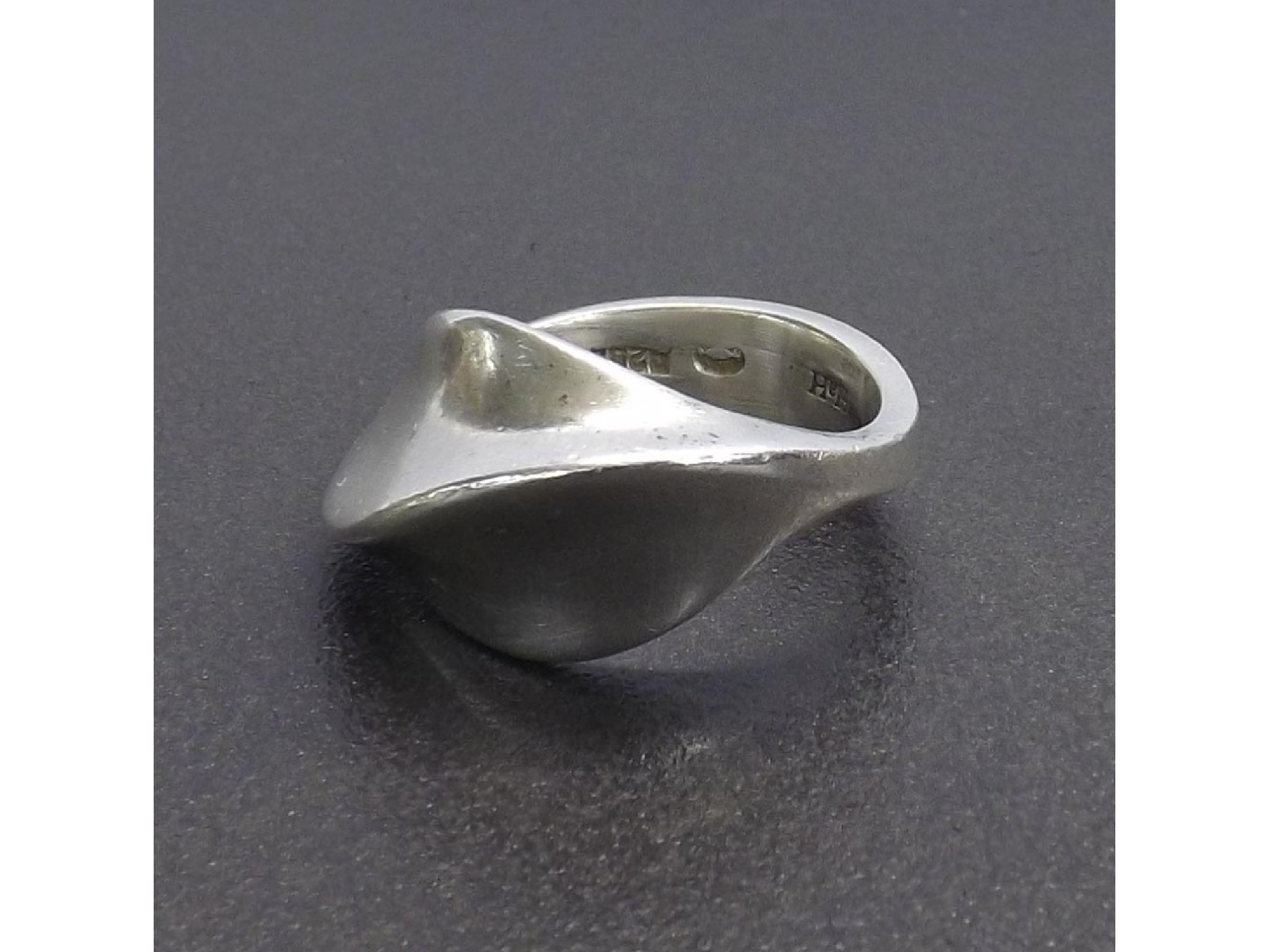 Appraisal: Hans Hansen Danish sterling silver ring stamped marks ring size