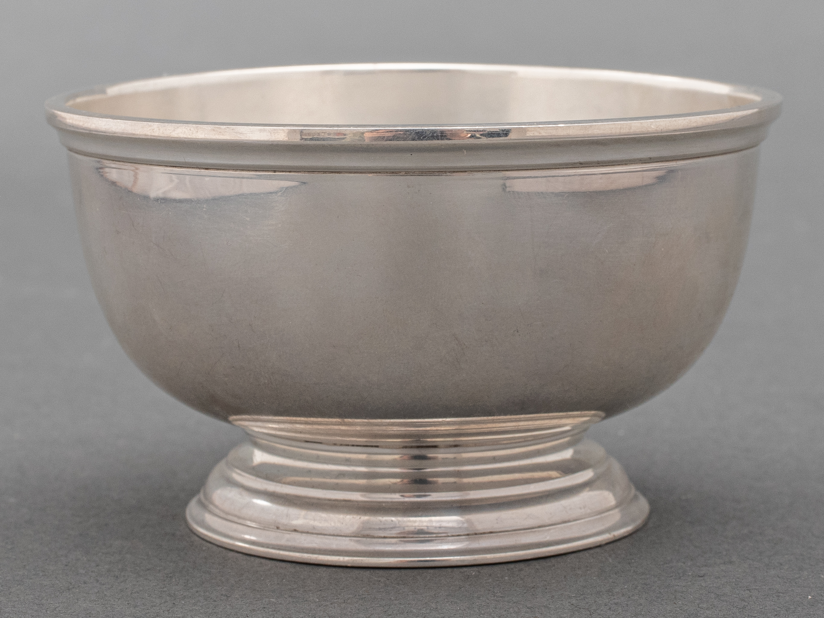 Appraisal: ENGLISH STERLING SMALL ROUND BOWL LONDON An English sterling small