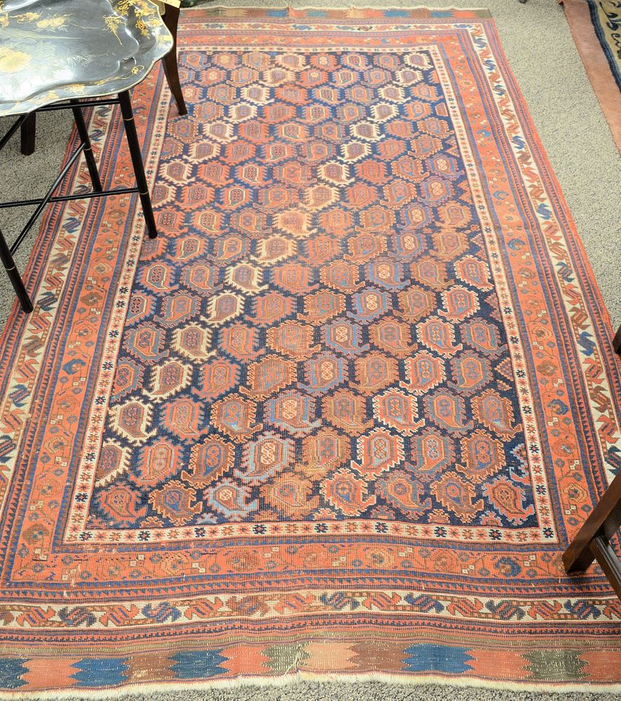 Appraisal: Oriental area rug ' x ' worn Oriental area rug