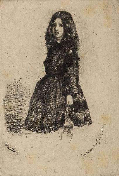 Appraisal: James Abbott McNeill Whistler American - Annie from Etchings from