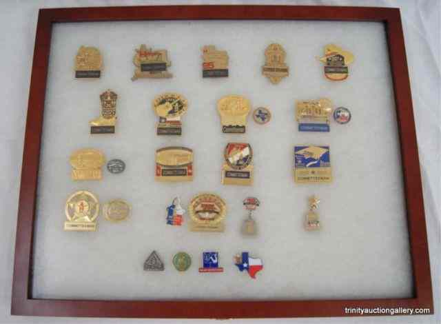 Appraisal: Houston Livestock Show Rodeo Committee BadgesDating - from the estate