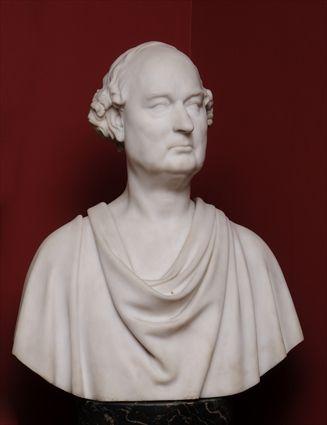 Appraisal: JOHN ADAMS JACKSON - BUST OF A SCHOLAR Marble signed