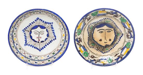 Appraisal: Sale Lot Two Zand or Qajar Faience Bowls th century