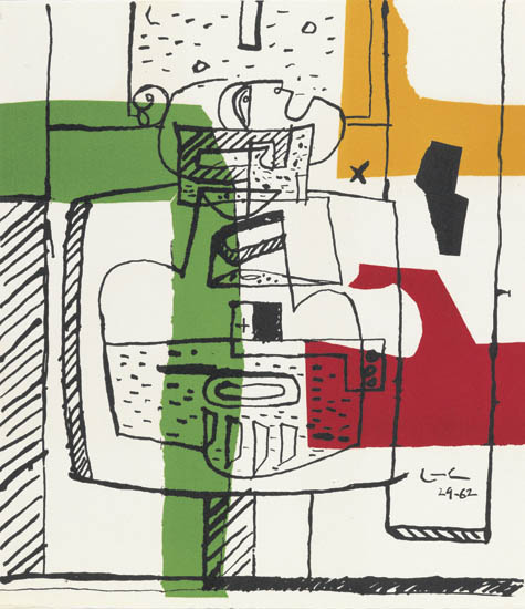 Appraisal: LE CORBUSIER Suite de Dessins Portfolio with complete text color