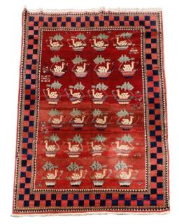 Appraisal: Hand Woven Turkish Rug ' x ' Wool Turkey Folk