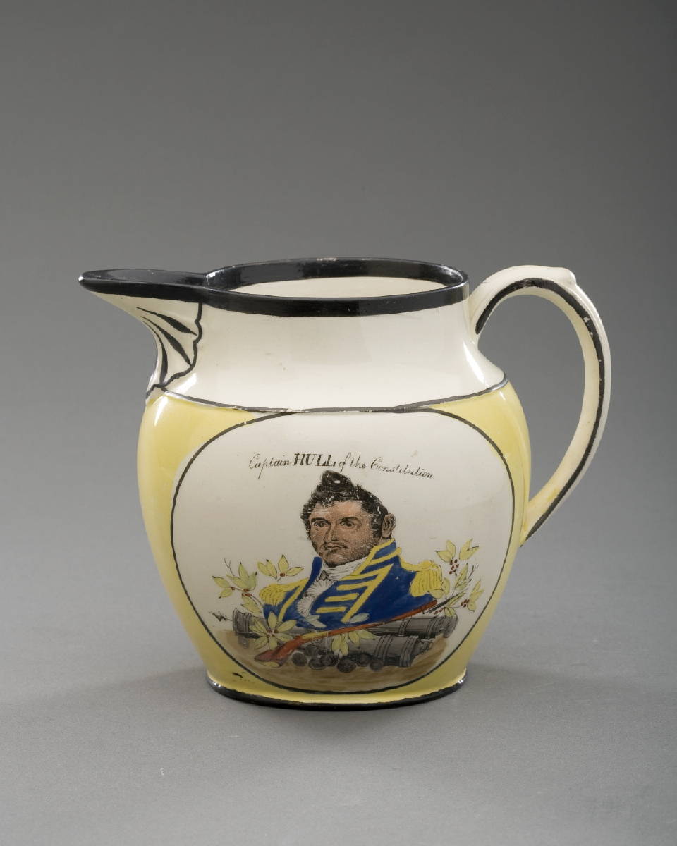 Appraisal: RARE 'ISAAC HULL' AND 'Z M PIKE ' ENGLISH PEARLWARE