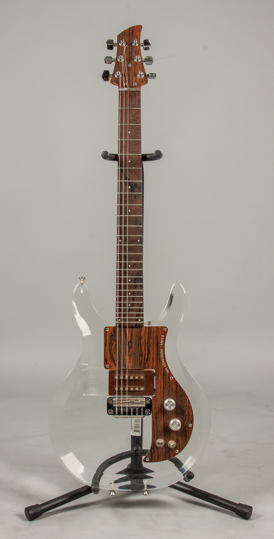 Appraisal: Dan Armstrong Clear Acrylic Ampeg A D Rosewood neck and