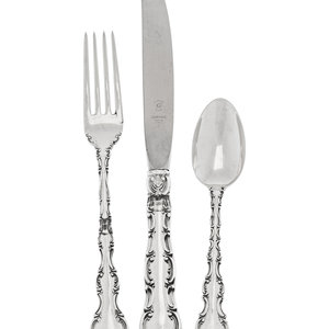 Appraisal: An American Silver Flatware Service Gorham Mfg Co Providence RI