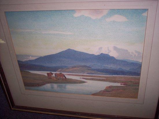 Appraisal: Charles March Gere Portmadoc Estuary and Snowdonsigned and datedwatercolour cm