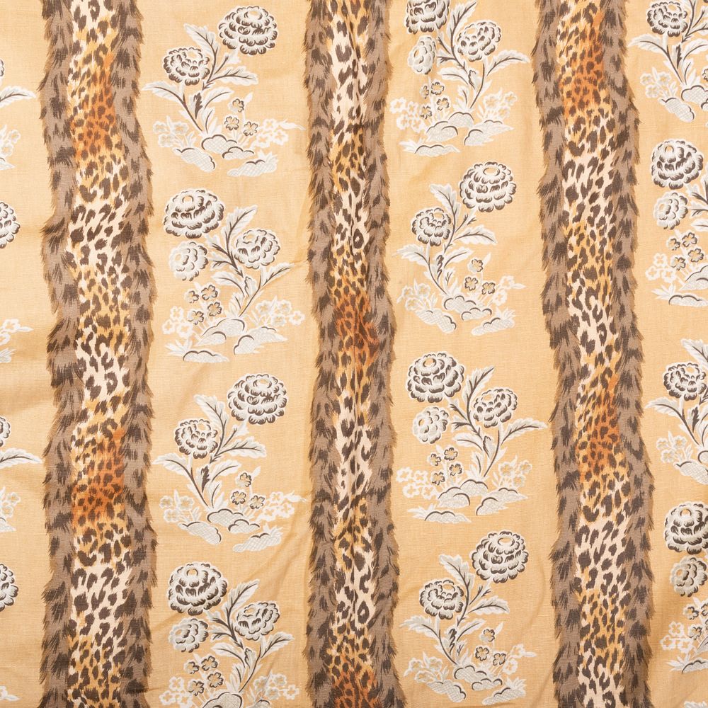 Appraisal: Set of Curtains in Clarence House 'L'Africaine' Fabric From the